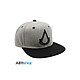 Assassin's Creed - Casquette snapback Gris Crest Casquette Assassin's Creed, modèle snapback Gris Crest.