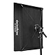 Acheter GODOX Kit softbox et grille nid d'abeille pour panneau LED FL60