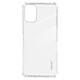 Avizar Coque pour Nokia C32 Silicone Flexible Coins Bumper  Transparent Une coque de protection spécialement conçue pour Nokia C32