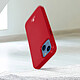 Acheter Mercury Coque pour iPhone 13 Silicone Gel Flexible Effet Brillant  Rouge