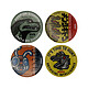 Godzilla - Pack 4 sous-verres Godzilla Pack de 4 sous-verres Godzilla.