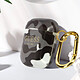 Étui AirPods Silicone Semi-rigide Design Camouflage Guess - Gris pas cher