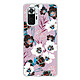 LaCoqueFrançaise Coque Xiaomi Redmi Note 10 Pro 360 intégrale transparente Motif Fleurs parme Tendance Coque Xiaomi Redmi Note 10 Pro 360 intégrale transparente Fleurs parme Tendance