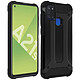 Avizar Coque Samsung Galaxy A21s Protection Bi-matière Design Relief Antichute noir Coque de protection spécialement conçue pour Samsung Galaxy A21s, série Defender II