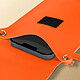 Avis Avizar Pochette Bandoulière Smartphone avec Rangement carte Simili cuir  orange