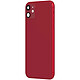 Clappio Châssis iPhone 11 avec Vitre arrière de remplacement Rouge Coque de réparation composée du couvercle arrière et du châssis, permettant une réparation rapide et facile