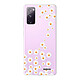 Evetane Coque Samsung Galaxy S20 FE 360 intégrale transparente Motif Marguerite Tendance Coque Samsung Galaxy S20 FE 360 intégrale transparente Marguerite Tendance