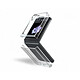 Force Case Double Coque Renforcée pour Samsung Galaxy Z Flip 5 DUO Transparent Coque avant + Coque arrière pour une protection à 360°