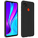 Avizar Coque Xiaomi Redmi 9C Silicone Gel Flexible Fine Légère Noir Coque de protection spécialement conçue pour Xiaomi Redmi 9C