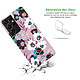 Avis LaCoqueFrançaise Coque Samsung Galaxy S21 Ultra 5G silicone transparente Motif Fleurs parme ultra resistant