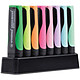 STABILO Surligneur GREEN BOSS Pastel, set de bureau de 8 Surligneur