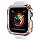 Itskins Coque pour Apple Watch Série 4 44 mm Semi-rigide Spectrum Clear Rose - Spectrum Clear protège efficacement votre Apple Watch avec la protection intelligente Drop Safe.