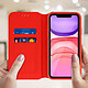 Avis Avizar Etui folio Rouge Éco-cuir pour Apple iPhone 11