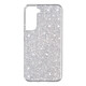 Avizar Coque pour Samsung Galaxy S22 Paillette Feuille Amovible Silicone Semi-rigide  Argenté Coque à paillettes spécialement conçue pour votre Samsung Galaxy S22.