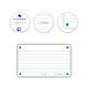 Acheter OXFORD Paquet de 32 Fiches Bristol flashcards 2.0 Non Perforées 75x125 mm A7 ligné blanc