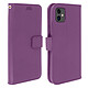 Avizar Housse iPhone 11 Étui Folio Porte carte Support Vidéo Violet - Protection intégrale spécialement conçue pour Apple iPhone 11.