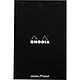 RHODIA Bloc dotPad BLACK N°19 21x31,8cm 80 Feuilles agrafées 80g matrice points 5mm Bloc-note