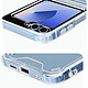 Avizar Coque pour Samsung Galaxy Z Flip 6 Bords Surélevés Coins Renforcés Transparent pas cher