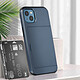 Avizar Coque iPhone 13 avec Rangement Carte Coulissant Antichoc Defender Bleu nuit pas cher