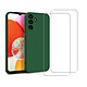 Acheter Evetane Coque Samsung Galaxy A14 Silicone liquide Vert Foret + 2 Vitres en Verre trempé Protection écran Antichocs