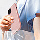 Acheter Avizar Coque pour iPhone 15 Silicone gel Anti-traces Compatible QI 100% Recyclable  Rose