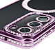 Avis Avizar Coque Diamant pour Samsung Galaxy S23 MagSafe Contour Strass Violet