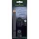 FABER-CASTELL Kit d'écriture GRIP SPARKLE, noir Crayon