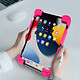 Avizar Coque pour tablette 8.9 à 12 pouces Universel Silicone Gel Bumper Fonction support  rose pas cher