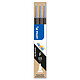 PILOT Set de 3 Recharges FriXion Point (BLS-FRP5) Pointe Fine Noir x 12 Recharge pour stylo roller