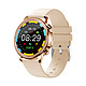 Avizar Montre Connectée Tracker d'Activité Multifonctions Certifié IP67 Or Rose Montre Connectée Sport Waterproof