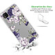 Avis LaCoqueFrançaise Coque Xiaomi Redmi 9C 360 intégrale transparente Motif Pivoines Violettes Tendance