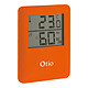 Thermomètre hygromètre magnétique orange - écran LCD - Otio Thermomètre hygromètre magnétique orange - écran LCD - Otio