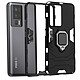 Avizar Coque pour Xiaomi Poco F5 Pro Hybride Antichoc Anneau Support  Noir pas cher