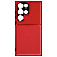 Avizar Coque pour Samsung Galaxy S23 Ultra rigide avec contour souple antichoc  Rouge - Coque de protection, réalisée exclusivement pour le Samsung Galaxy S23 Ultra