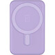 BigBen Connected Powerbank USB A / USB C 10W 5000mAh Induction Compatible MagSafe Violet - Compact, ultraléger et facilement transportable, que vous pouvez mettre dans votre sac