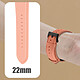 Avizar Bracelet pour Apple Watch 41mm / 40mm et 38 mm Finition Texturé  Corail pas cher