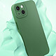 Acheter Avizar Coque pour iPhone 13 Silicone Mat Protection Caméra Vert