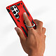 Avis Avizar Coque Samsung Galaxy S22 Ultra Antichoc Hybride Bague Support Vidéo - rouge