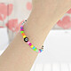 Avis Avizar Bijou Téléphone Bracelet Love Circonférence 25cm Collection Lovely Multicolore