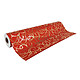 CLAIREFONTAINE Rouleau Papier Cadeau 'Arabesque rouge' 80g 70cm x 50m Papier cadeau