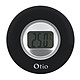 Avis Thermomètre intérieur noir écran LCD - pied réglable - Otio