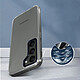 Avis Avizar Coque rigide pour Samsung S23 Coins renforcés Ultra-fin 0,3mm  Transparent / Bleu