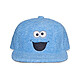 1, Rue Sésame - Casquette Snapback Cookie Monster Casquette Snapback 1, Rue Sésame, modèle Cookie Monster.