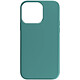 Avizar Coque pour iPhone 15 Pro Max Silicone Semi-rigide Finition Douce au Toucher Fine  Vert foncé - Coque de protection vert foncé, collection Fast Cover, spécialement conçue pour votre iPhone 15 Pro Max