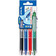 PILOT Etui de 4 Stylo roller FRIXION BALL CLICKER 05 Pointe Fine Stylo roller