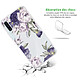 Avis LaCoqueFrançaise Coque Samsung Galaxy A70 360 intégrale transparente Motif Pivoines Violettes Tendance