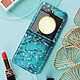 Avis Avizar Coque Plum Blossom pour Samsung Galaxy Z Flip 5 Rigide revêtement simili cuir  Bleu