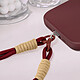 Acheter Avizar Bracelet pour téléphone Lanière courte Nylon Bordeaux