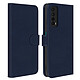 Avizar Étui Huawei P smart 2021 Protection avec Porte-carte Fonction Support Bleu nuit - Housse portefeuille spécialement conçue pour Huawei P smart 2021.