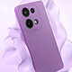 Acheter Avizar Coque pour Xiaomi Redmi Note 13 Pro 4G Silicone Mat Protection Caméra Violet Foncé